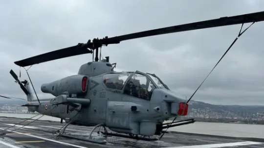 TCG Anadolu tüm heybetiyle havadan görüntülendi