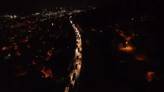 TEM Ankara istikametinde araç kuyruğu!