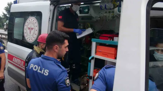3 kişinin yaralandığı kazanın görüntüleri ortaya çıktı