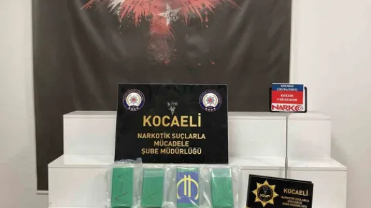 Kocaeli'de yakalandı! Tam 9 kilo