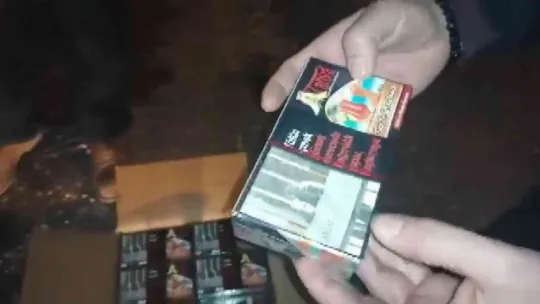 TEM'de durdurulan tırda 1 ton kaçak nargile tütünü ele geçirildi