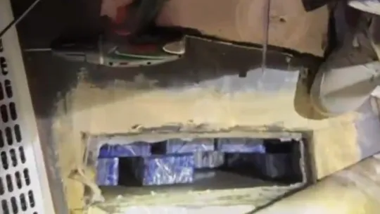 Yolcu otobüsünden 76 kilo eroin çıktı