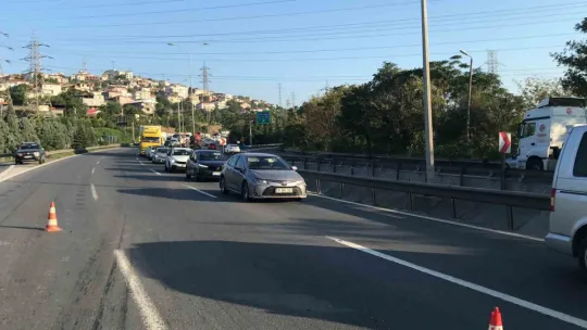 TEM'de korkunç kaza: yaralılar var