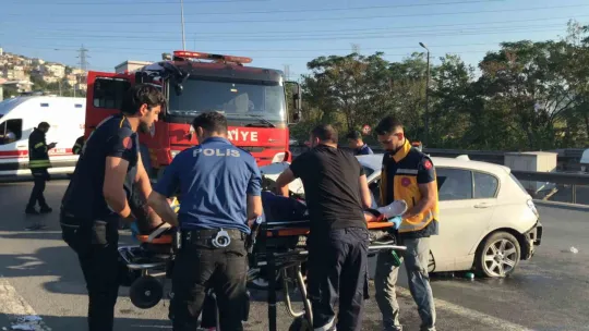 TEM'de korkunç kaza: yaralılar var