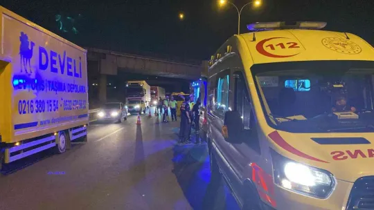 TEM'de kamyonet ile hafif ticari araç çarpıştı: 7 yaralı