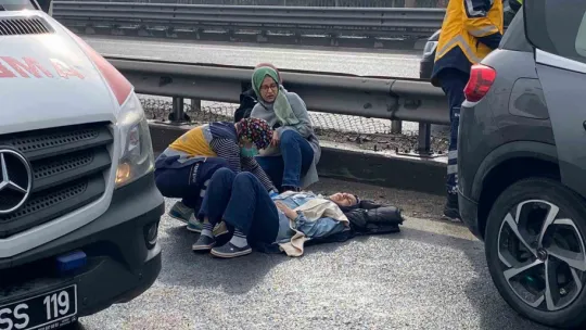 TEM Otoyolu Kocaeli geçişinde zincirleme kaza