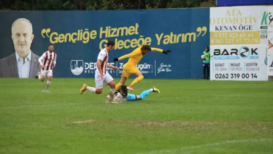Belediye Derincespor nihayet galip geldi: 2-1