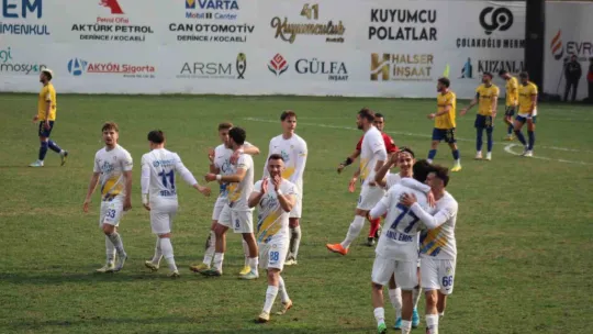 Belediye Derincespor evinde kazandı: 3-2