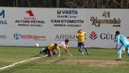 Belediye Derincespor evinde kazandı: 3-2