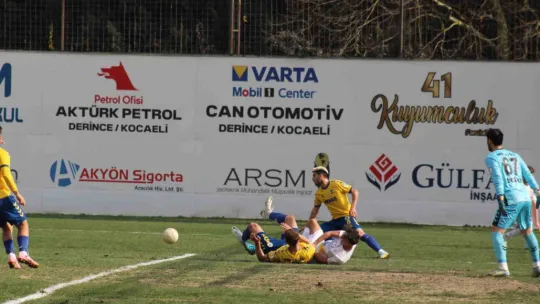 Belediye Derincespor evinde kazandı: 3-2