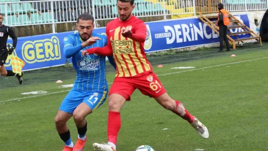 Belediye Derincespor, Edirnespor'u 1-0 mağlup etti