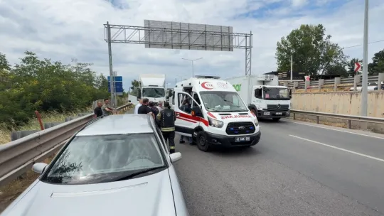Tır, kamyona çarptı: 1 yaralı