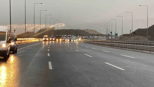 Tır şoförünü rehin alan şahıs teslim oldu