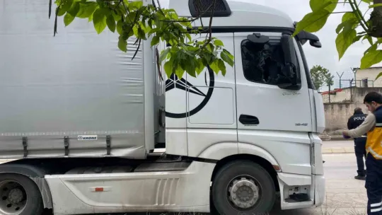 Tır sürücüsü araçta asılı halde ölü bulundu