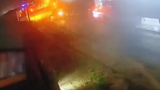Kocaeli'de 6 kişinin yaralandığı kazanın görüntüleri ortaya çıktı