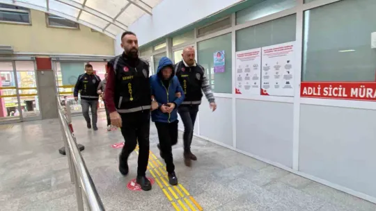Hırsız ve gözcüsü adliyeye sevk edildi