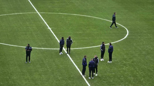 Trabzonspor ve Kocaelispor, stadyuma giriş yaptı