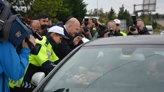 Bakan Soylu Gebze'de denetime katıldı