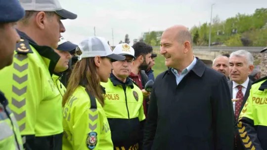 Bakan Soylu Gebze'de denetime katıldı