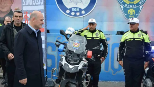 Bakan Soylu Gebze'de denetime katıldı