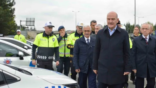 Bakan Soylu Gebze'de denetime katıldı