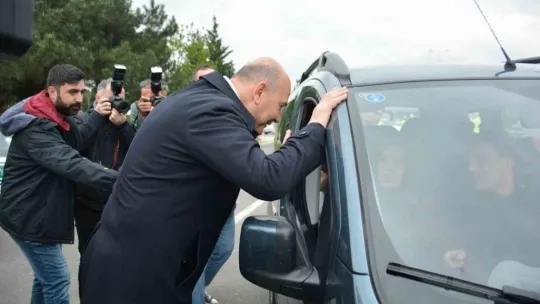 Bakan Soylu Gebze'de denetime katıldı
