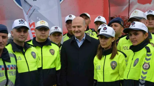 Bakan Soylu Gebze'de denetime katıldı