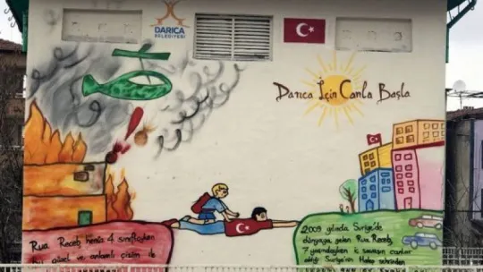 Trafolara çizilen resimlerle dünyaya mesaj verdiler