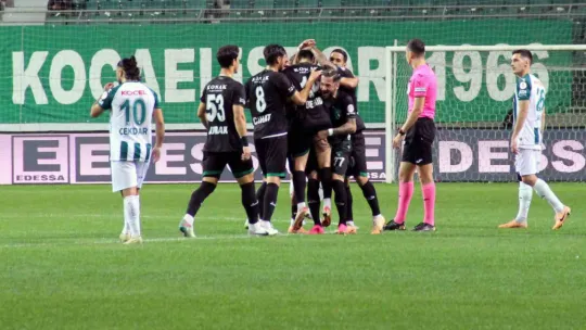 Kocaelispor, Giresun'da 4 köşe: 1-4