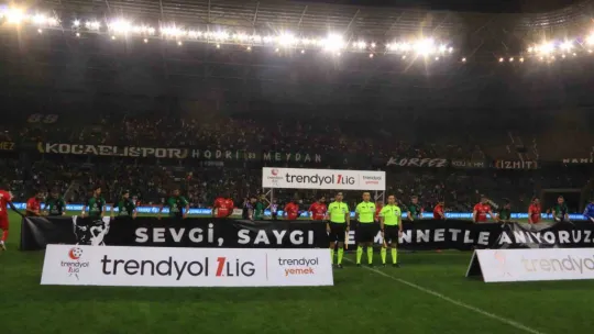 Kocaelispor - Çorum FK maçından en güzel kareler