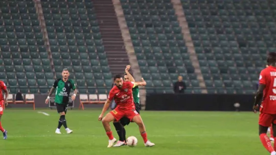 Kocaelispor - Çorum FK maçından en güzel kareler