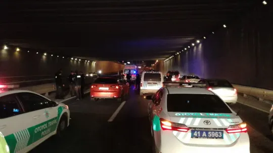Tünelde yürüyen yaya hayatını kaybetti