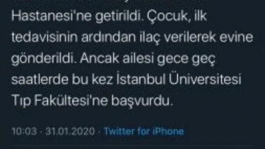 Türkiye'de corona virüsü tanısı!