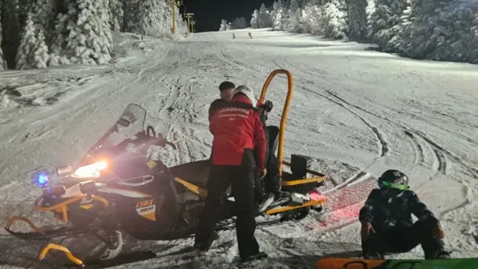 Karda mahsur kaldılar