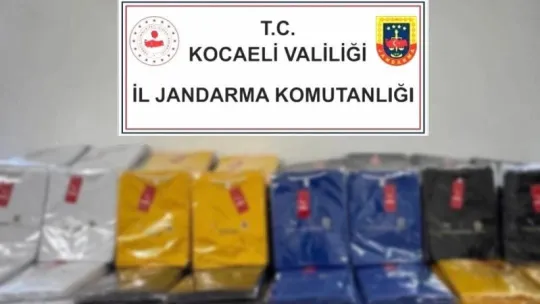 Kocaeli'de 2 bin 80 sahte giyim malzemesi ele geçirildi