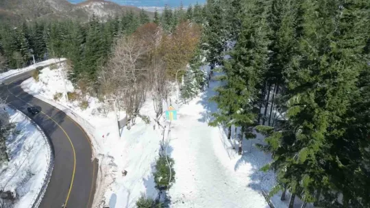 Kartepe'den kış manzarası