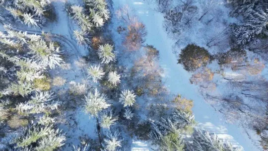 Kartepe'den kış manzarası