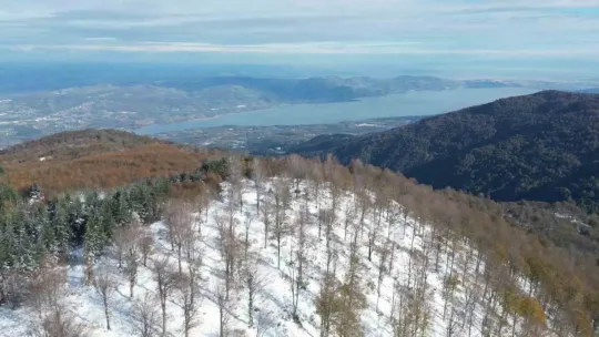 Kartepe'den kış manzarası
