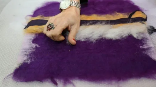 Unutulmaya yüz tutmuş 'keçe' yapımı kursu başladı