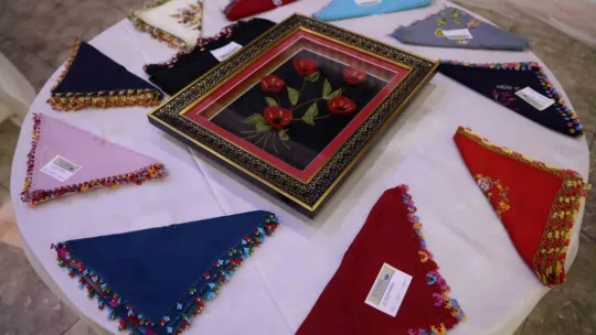 Üreten kadınların sergisi