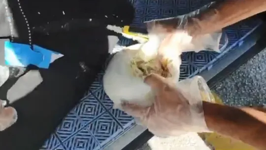 Uyuşturucuyu peynire sarmış
