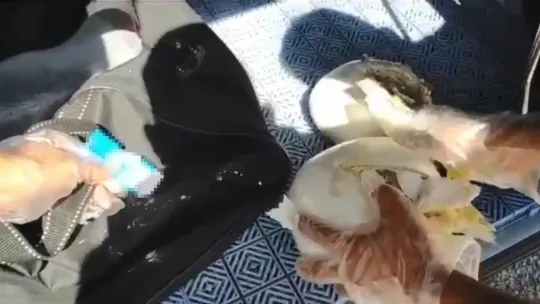 Uyuşturucuyu peynire sarmış