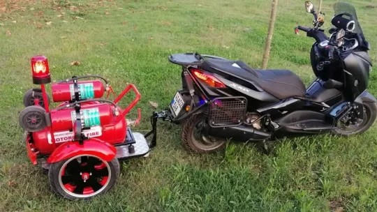 Vatandaşın geliştirdiği bu sistem yangını kıvılcım anında durduracak