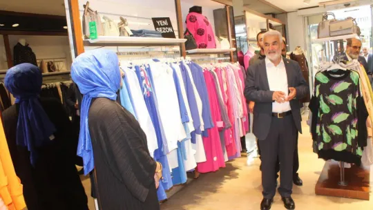 HÜDA PAR Genel Başkanı Yapıcıoğlu, Kocaeli'de esnaf ziyaretinde bulundu