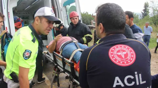Yağış kazayı beraberinde getirdi!