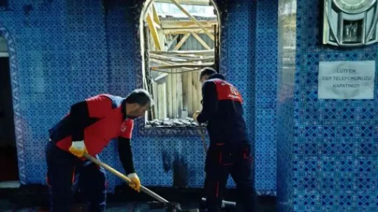 Bahtiyar Cami'nin onarım çalışmaları başladı