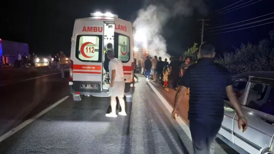Karasu'da yarış yaparken motosikletler paramparça oldu: 1 ölü