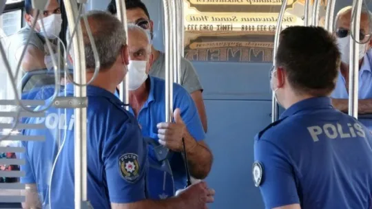Yasaktan haberi olmayınca polis devreye girdi!