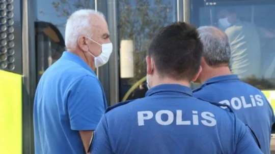 Yasaktan haberi olmayınca polis devreye girdi!
