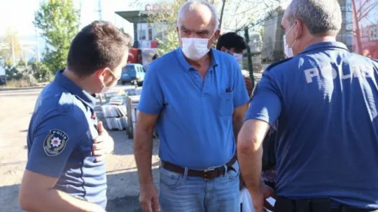 Yasaktan haberi olmayınca polis devreye girdi!